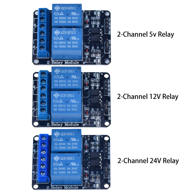 โมดูลรีเลย์ DC 5V 12V 24V 1 2  - Relay 8 Channel Board บทวิจารณ์และราคา