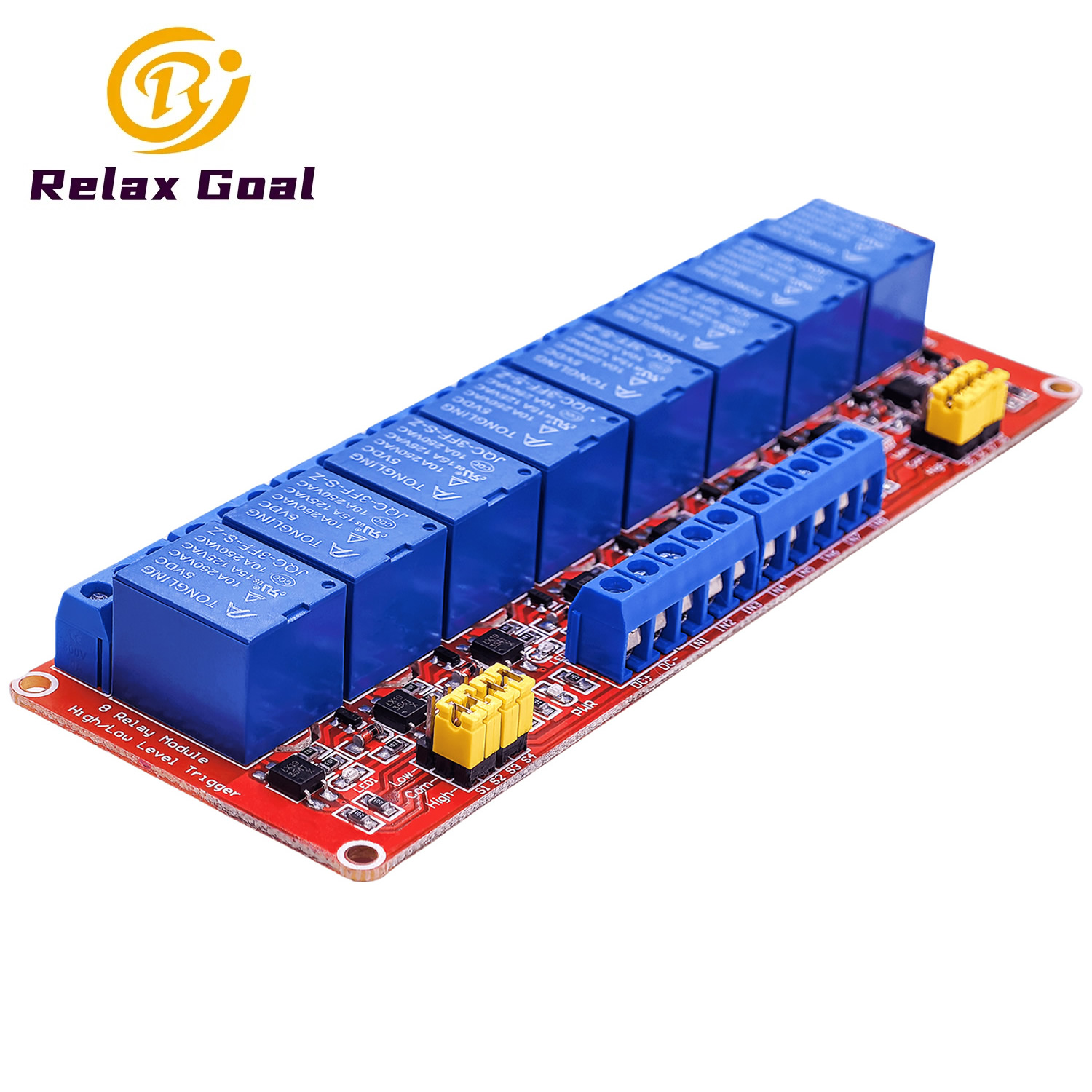 โมดูลรีเลย์ 8 ช่อง 5V 12V 24V  - Relay 8 Channel Board บทวิจารณ์และราคา