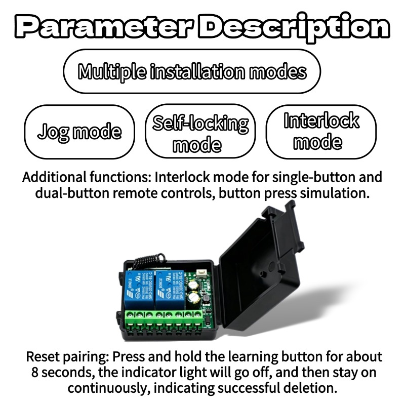 โมดูลรีเลย์ 2 ช่อง 433.92Mhz D - 433Mhz Receiver Module บทวิจารณ์และราคา