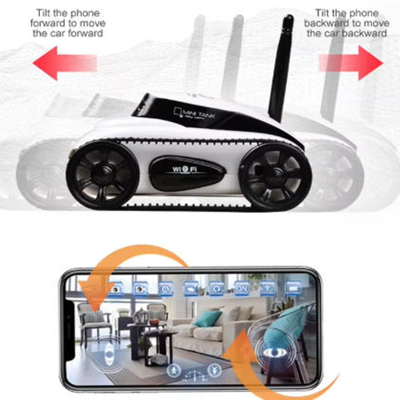 รถหุ่นยนต์ควบคุมระยะไกลพร้อมกล - Home Automation Tutorial บทวิจารณ์และราคา