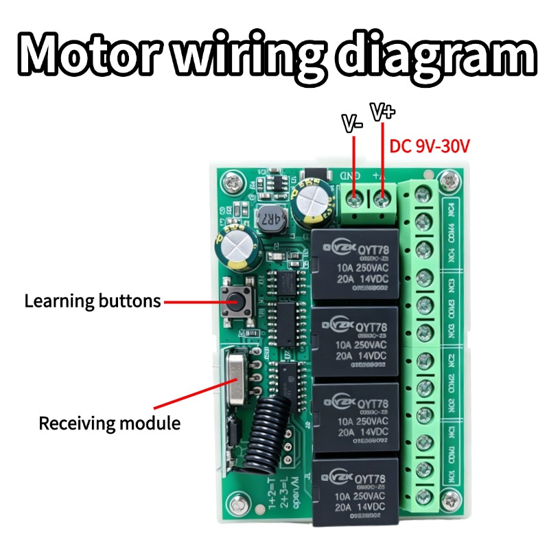 รีโมทคอนโทรลไร้สายอเนกประสงค์  - 433Mhz Receiver Module บทวิจารณ์และราคา