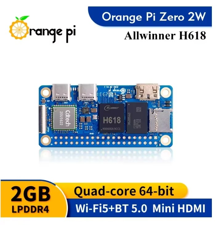 Orange Pi Zero 2 W 1/2/4GB RAM - Pi Zero W Board บทวิจารณ์และราคา